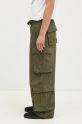 Vans cotton trousers Premium Classics LX Baggy Cargo Pant VN000HMYKCZ1 green AW24