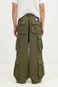 Ρούχα Βαμβακερό παντελόνι Vans Premium Classics LX Baggy Cargo Pant VN000HMYKCZ1 πράσινο