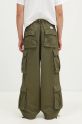 Abbigliamento Vans pantaloni in cotone Premium Classics LX Baggy Cargo Pant VN000HMYKCZ1 verde