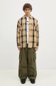 Vans pantaloni in cotone Premium Classics LX Baggy Cargo Pant VN000HMYKCZ1 verde