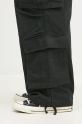 Vans pantaloni de bumbac Premium Classics LX Baggy Cargo Pant turcoaz VN000HMYD6P1