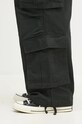 Vans spodnie bawełniane Premium Classics LX Baggy Cargo Pant czarny VN000HMYD6P1