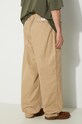 Ρούχα Βαμβακερό παντελόνι Vans Premium Classics LX Easy Trouser VN000GZ2SQ71 μπεζ