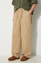 Pamučne hlače Vans Premium Classics LX Easy Trouser bež VN000GZ2SQ71