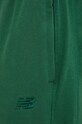 New Balance pantaloni de trening din bumbac verde MP41508NWG