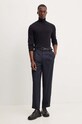 Шерстяные брюки A.P.C. pantalon renato WOAPO.H08428 тёмно-синий AW24