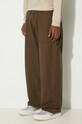 Хлопковые брюки Alpha Industries Carpenter Pant зелёный 148202