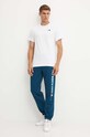 Tepláky The North Face Pant Varsity Graphic NF0A89DP1NO1 tyrkysová AW24