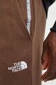 The North Face pantaloni della tuta di cotone Zumu Jogger marrone NF0A87DE1OI1