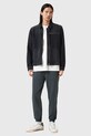 AllSaints pantaloni tuta di cotone RAVEN SWEATPANT maglia grigio M031TA