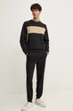 Хлопковые спортивные штаны Lacoste XH2846 чёрный AW24