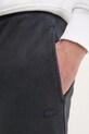 Lacoste pantaloni de trening din bumbac negru XH2852