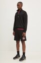 HUGO pantaloni scurti din bumbac x RACING BULLS 50530340 negru AW24