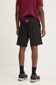 Îmbrăcăminte HUGO pantaloni scurti din bumbac x RACING BULLS 50530340 negru