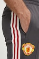 adidas Originals spodnie dresowe Manchester United Beckenbauer Track Pant szary IY0044
