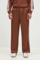 Abbigliamento adidas Originals pantaloni della tuta Baggy Track Pant IZ2476 marrone