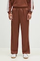 Ρούχα Παντελόνι φόρμας adidas Originals Baggy Track Pant IZ2476 καφέ
