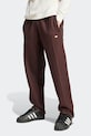 adidas Originals pantaloni in misto lana Track Pant IZ3181 marrone AW24