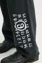 MM6 Maison Margiela spodnie dresowe bawełniane SH2KA0022.M25004 czarny