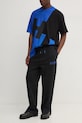 Hugo Blue pantaloni de trening din bumbac negru 50521720