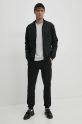 Karl Lagerfeld pantaloni della tuta di cotone 544950.705077 nero AW24