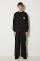 Панталон с вълна Y-3 Refined Wool Cargo Pants IW7453 черен AW24