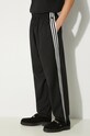 Kalhoty s příměsí vlny Y-3 Refined Wool Track Pants černá IW7463