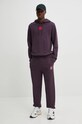 HUGO pantaloni de trening din bumbac 50521082 violet AW24