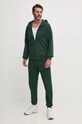 Calvin Klein spodnie dresowe bawełniane K10K113579 zielony AW24