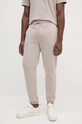 Calvin Klein Jeans pantaloni de trening bej J30J326175