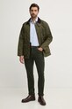 Menčestrové nohavice Tommy Hilfiger MW0MW36696 zelená AW24