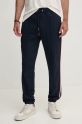 Tommy Hilfiger pantaloni della tuta di cotone maglia blu navy MW0MW35548