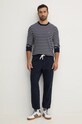 Tommy Hilfiger pantaloni de trening MW0MW37231 bleumarin SS25