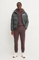 Calvin Klein Performance spodnie dresowe 00GMF4P607 brązowy AW24