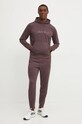 Tréninkové kalhoty Calvin Klein Performance 00GMF4P602 hnědá AW24