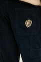 Tommy Jeans spodnie sztruksowe granatowy DM0DM20454