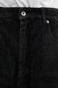 Rick Owens corduroy trousers Geth Jeans black DU02D2351.HCF