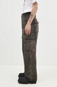 Rick Owens spodnie bawełniane Cargo Trousers DU02D2354.MO szary AW24