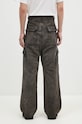 Odzież Rick Owens spodnie bawełniane Cargo Trousers DU02D2354.MO szary