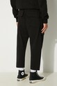 Clothing Rick Owens cotton joggers Creatch Cargo Cropped Drawstring DU02D2371.RIG black
