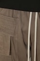 Bavlněné tepláky Rick Owens Creatch Cargo Drawstring DU02D2376.RIG šedá