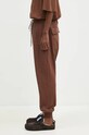Rick Owens cotton joggers Prisoner Drawstring DU02D2395.RIG brown AW24