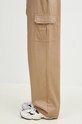 AMBUSH pantaloni de bumbac Travertine bej BMCF003F24FAB0016100
