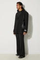 AMBUSH pantaloni in lana Flare Pants BMCO003F24FAB0011000 nero AW24