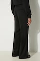 Odzież AMBUSH spodnie wełniane Flare Pants BMCO003F24FAB0011000 czarny