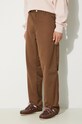 Nohavice Carhartt WIP Simple Pant hnedá I020075.2Y02