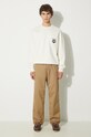 Nohavice Carhartt WIP Simple Pant I020075.8Y02 béžová AW24