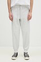 Carhartt WIP pantaloni della tuta American Script Jogging Pant melange grigio I027042.482XX