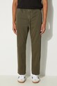 Хлопковые брюки Carhartt WIP Flint Pant гладкий зелёный I029919.666GD
