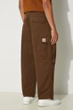 Одежда Хлопковые брюки Carhartt WIP Cole Cargo Pant I031218.2YGD коричневый